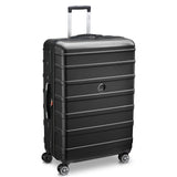 DELSEY PARIS Margot Hardside Luggage, Dual Wheel Spinners for Smooth Travel, Expandable with Spacious & Organizable compartments, Men and Women, Black, Large Check-In 28-Inch