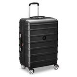 DELSEY PARIS Margot Hardside Luggage, Dual Wheel Spinners for Smooth Travel, Expandable with Spacious & Organizable compartments, Men and Women, Black, Medium Check-in 24-Inch
