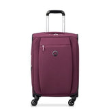 DELSEY PARIS Rami Softside Expandable Luggage with Spinner Wheels, Red, 3 Piece Set (20/24/28)