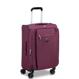 DELSEY PARIS Rami Softside Expandable Luggage with Spinner Wheels, Red, 3 Piece Set (20/24/28)