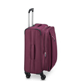 DELSEY PARIS Rami Softside Expandable Luggage with Spinner Wheels, Red, 3 Piece Set (20/24/28)