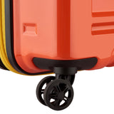 DELSEY PARIS Rempart Hardside Expandable Luggage with Spinner Wheels, Orange, Carry - On 19 Inch