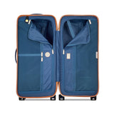 DELSEY Paris Roland - Garros Hardside Luggage with Spinner Wheels, Navy Blue, Checked - Large 29 Inch Trunk