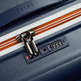 DELSEY Paris Roland - Garros Hardside Luggage with Spinner Wheels, Navy Blue, Checked - Large 29 Inch Trunk