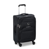 DELSEY PARIS Sky Max 2.0 Softside Expandable Luggage with Spinner Wheels, Black, Carry - on 21 Inch