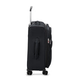 DELSEY PARIS Sky Max 2.0 Softside Expandable Luggage with Spinner Wheels, Black, Carry - on 21 Inch