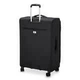 DELSEY PARIS Sky Max 2.0 Softside Expandable Luggage with Spinner Wheels, Black, Checked - Large, 28 Inch