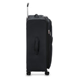 DELSEY PARIS Sky Max 2.0 Softside Expandable Luggage with Spinner Wheels, Black, Checked - Large, 28 Inch