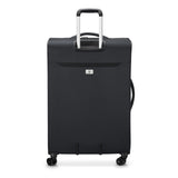 DELSEY PARIS Sky Max 2.0 Softside Expandable Luggage with Spinner Wheels, Black, Checked - Large, 28 Inch