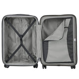 DELSEY PARIS Titanium Hardside Expandable Luggage with Spinner Wheels, Black, Carry - On 19 Inch