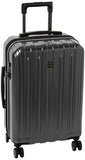 DELSEY PARIS Titanium Hardside Expandable Luggage with Spinner Wheels, Black, Carry-On 21 Inch