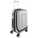 DELSEY PARIS Titanium Hardside Expandable Luggage with Spinner Wheels Carry - On Luggage, Silver, Carry - On 19 Inch