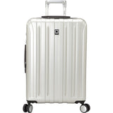 DELSEY PARIS Titanium Hardside Expandable Luggage with Spinner Wheels Checked Luggage, Black Cherry Red, Checked - Medium 25 Inch