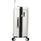 DELSEY PARIS Titanium Hardside Expandable Luggage with Spinner Wheels Checked Luggage, Black Cherry Red, Checked - Medium 25 Inch