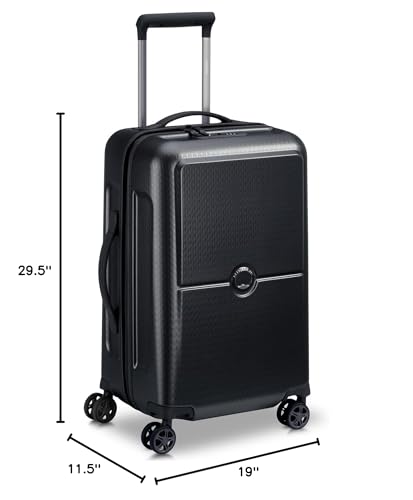 DELSEY PARIS Turenne Hardside Luggage with Spinner Wheels, Black, 2 - Piece Set (19/27)
