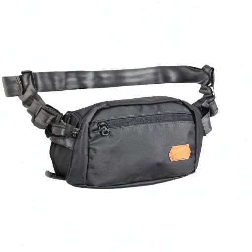 DENDRITE - Large Waist Pack (Solid Black)