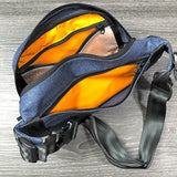 DENDRITE - Large Waist Pack (Solid Black)