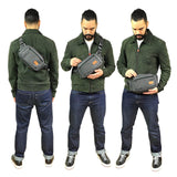 DENDRITE - Large Waist Pack (Solid Black)