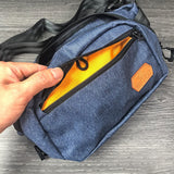 DENDRITE - Small Waist Pack (Solid Black)