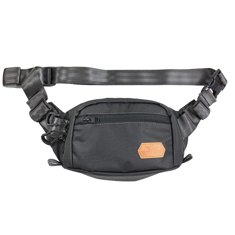 DENDRITE - Small Waist Pack (Solid Black)