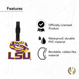 Desert Cactus Louisiana State University Luggage Tag – Official LSU Tigers GeauxTravel ID Tag for Suitcases, Bags, and Carry - Ons (PVC - Design A)