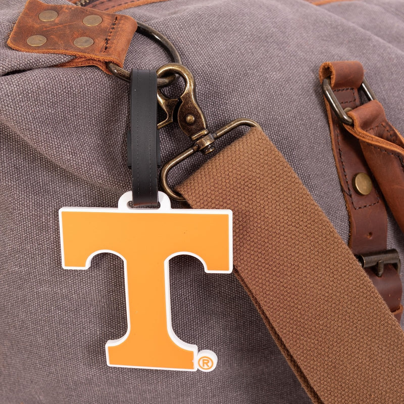 Desert Cactus University of Tennessee Luggage Tag UT Knoxville Volunteers Durable PVC Travel ID Label for Bags and Backpacks (Design A) (Pack of 2)