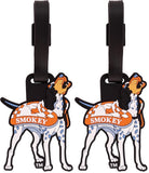 Desert Cactus University of Tennessee Luggage Tag UT Knoxville Volunteers Durable PVC Travel ID Label for Bags and Backpacks (Design B) (Pack of 2)