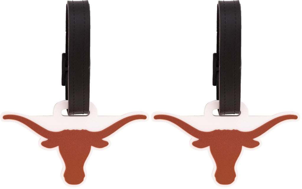 Desert Cactus University of Texas Luggage Tag UT Longhorns Durable PVC Travel ID Label for Bags and Backpacks (Design A) (Pack of 2) | Backpacks4Less