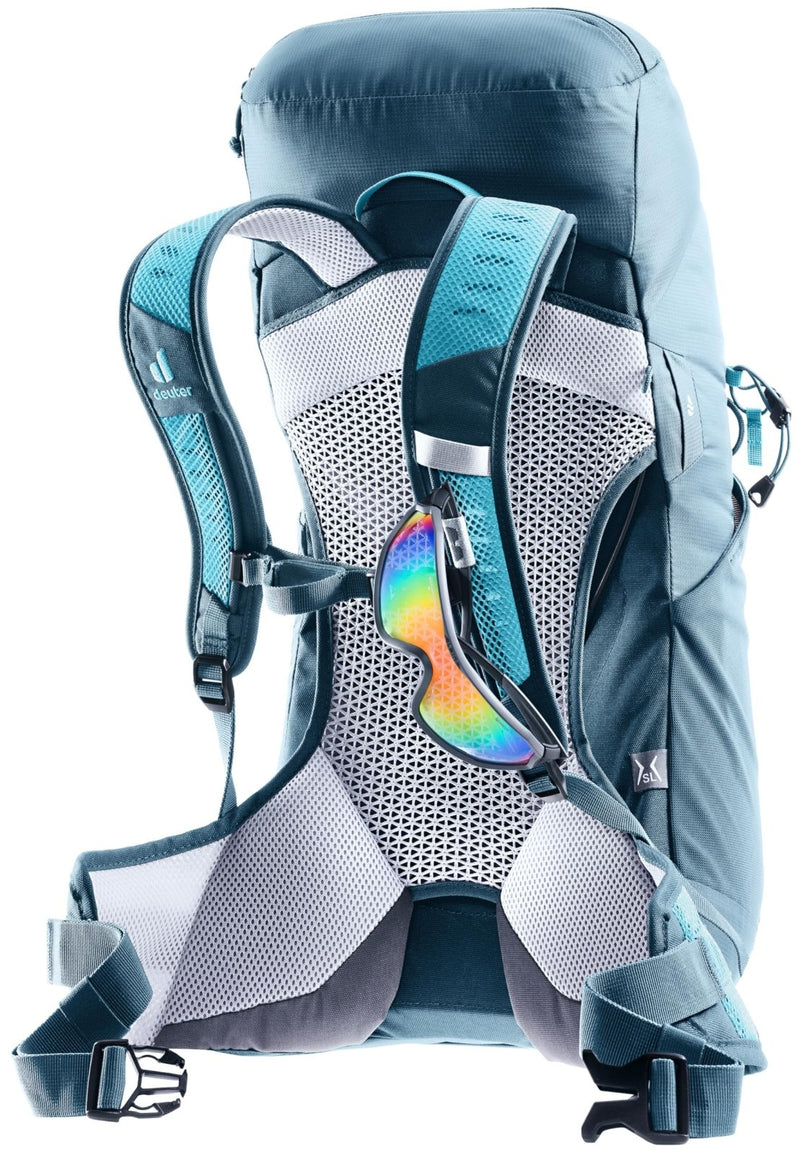 Deuter AC Lite 22L SL Hiking & Daypack Backpack with Narrow Fit, Steel Frame & Superior Breathability - Lagoon - Atlantic