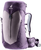 Deuter AC Lite 22L SL Hiking & Daypack Backpack with Narrow Fit, Steel Frame & Superior Breathability - Lavender-Purple