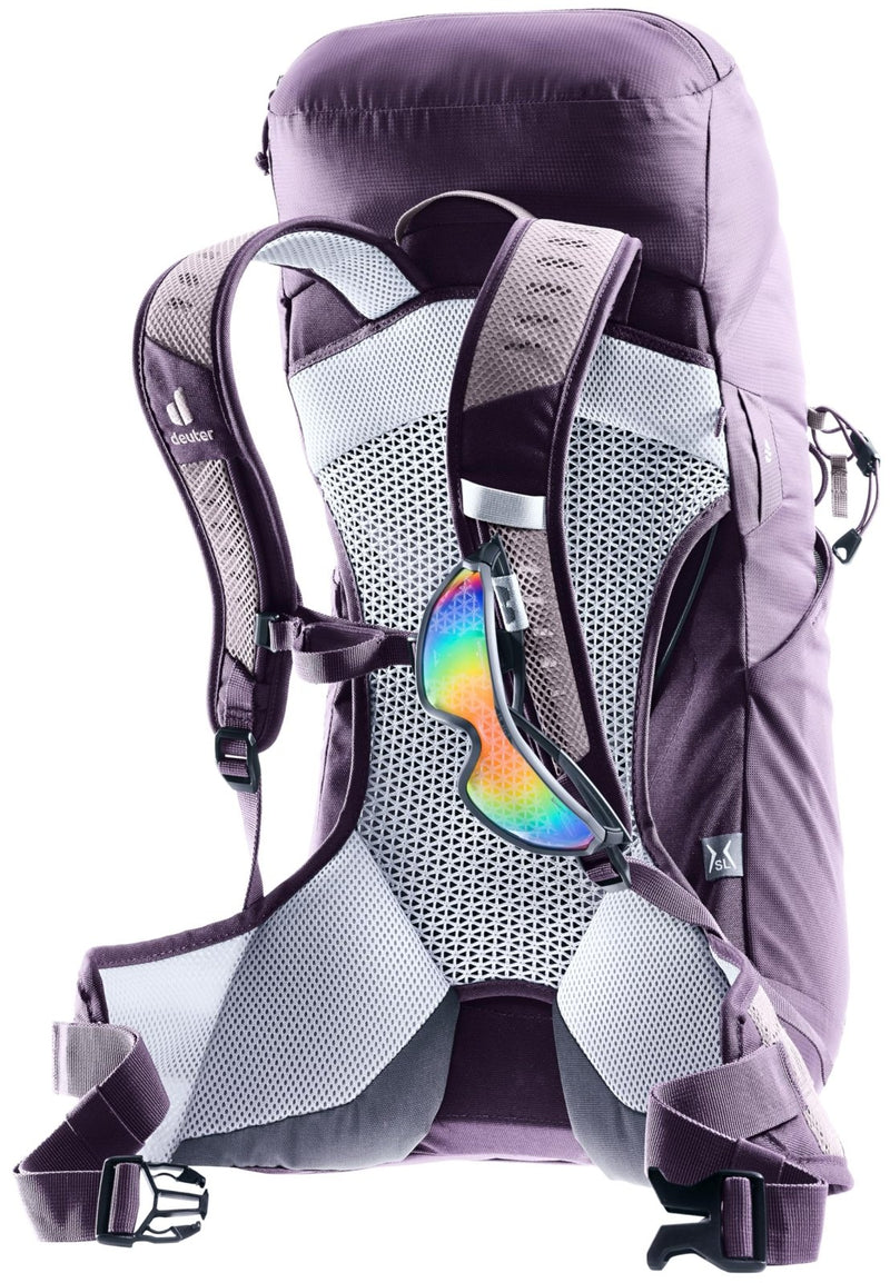 Deuter AC Lite 22L SL Hiking & Daypack Backpack with Narrow Fit, Steel Frame & Superior Breathability - Lavender - Purple