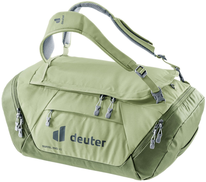 Deuter Duffel Pro 40, Water - Resistant Travel Duffel, 40 Liter - Mineral - Grove