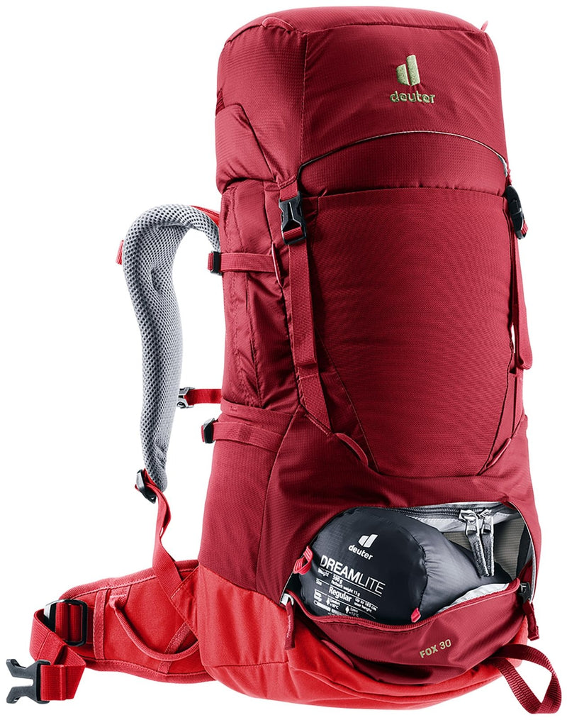 Deuter Fox 30 Kid's Backpack for Hiking and Trekking - Masala - Cherry