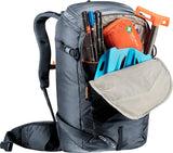 Deuter Freerider Pro 32+10 Lightweight Ski Touring Backpack for Backcountry Adventures - Black