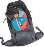 Deuter Futura Air Trek 50 + 10L Hiking Backpack - Black - Graphite