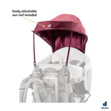Deuter Kid Comfort Child Carrier and Backpack for Travel & Hiking with Toddlers - Maron