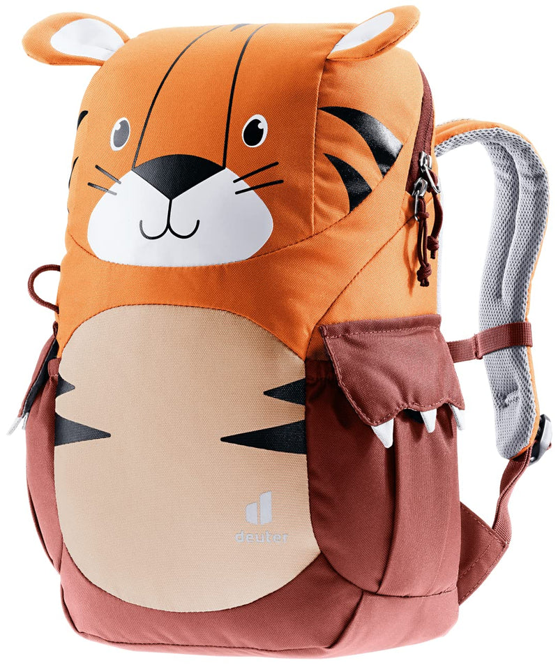 Deuter Kikki Kids' Backpack, Toddler Daypack for School, Travel & Hiking, Lightweight Bag for Boys & Girls Ages 3+ - Mandarine - Redwood