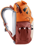 Deuter Kikki Kids' Backpack, Toddler Daypack for School, Travel & Hiking, Lightweight Bag for Boys & Girls Ages 3+ - Mandarine - Redwood