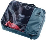 Deuter Mesh Zip Pack 3, Lightweight 3L Travel Organizer Pouch with Breathable Mesh and Full - Zip Access, 3 Liter - Atlantic