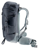 Deuter Trail 30L Backpack for Biking, Hiking & Trekking with Narrow Fit, U - Frame & Superior Breathability - Black - Shale