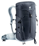 Deuter Trail 30L Backpack for Biking, Hiking & Trekking with Narrow Fit, U - Frame & Superior Breathability - Black - Shale