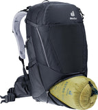 Deuter Trans Alpine 30L Backpack for Biking, Mountain Biking, & Bikepacking with U - Frame & Superior Breathability - Black