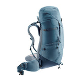 Deuter Unisex Aircontact Lite 50 + 10 L, Lightweight Backpacking & Hiking Backpack for Men & Women, 50 + 10 Liters - Atlantic - Ink