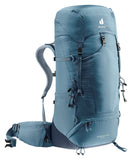Deuter Unisex Aircontact Lite 50 + 10 L, Lightweight Backpacking & Hiking Backpack for Men & Women, 50 + 10 Liters - Atlantic - Ink