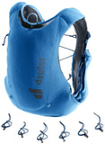 Deuter Unisex Traick 5L Hydro, Minimalist Trail Running Vest, 5 Liter - Neptune - Nightblue - Large