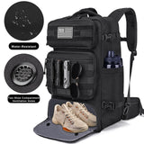 DEYACE 40L Travel Backpack Mens TSA Approved Carry - on Durable Large Weekender Backpack Fits 17.3 Inch Laptop YKK - Zipper AER Travel Pack with USB Charging Port Shoes Compartment