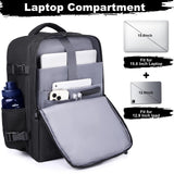 DEYACE Travel Backpack for Men Women, 18x14x8 inches TSA Approved Carry On Backpack Personal Item Size Airplane Approved Weekender Bag, Water Resistant Lightweight Laptop Daypack for Flight