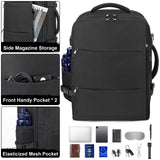 DEYACE Travel Backpack for Men Women, 18x14x8 inches TSA Approved Carry On Backpack Personal Item Size Airplane Approved Weekender Bag, Water Resistant Lightweight Laptop Daypack for Flight