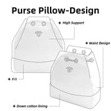 DGAZ Purse Pillow Insert for Chanel Gabrielle Backpack Bags, Memory Foam, Silky Pillow Shaper for Luxury Handbags(White,Small)