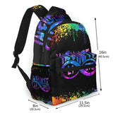 DHCUTE Casual Backpack Infinite_Eyes_Lists Large Capacity Schoolbag Shoulders Bag Daypack For Adults And Children